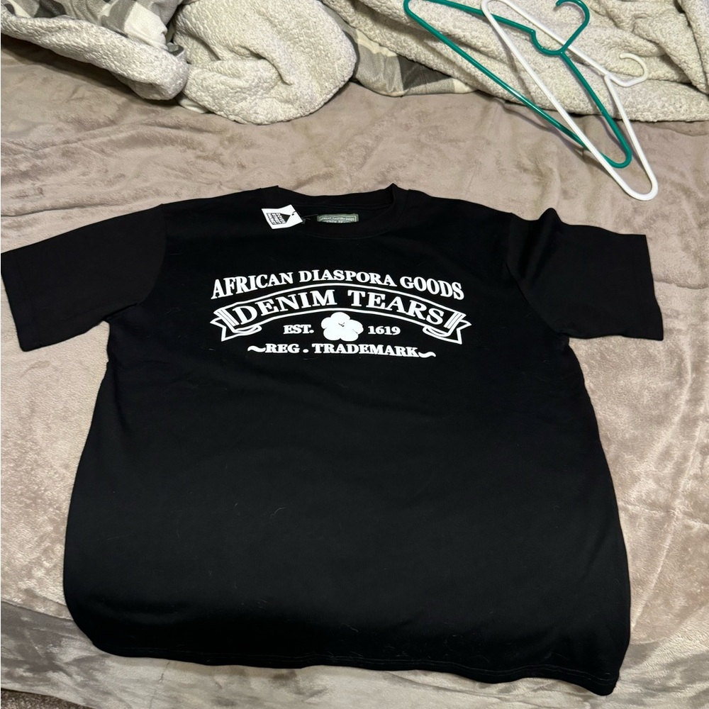 Denim Tears Black Tee Small